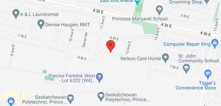 map of 1140 7th ST E